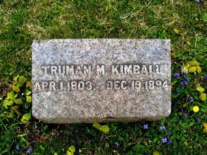 KIMBALL Truman M 1803-1894 grave.jpg